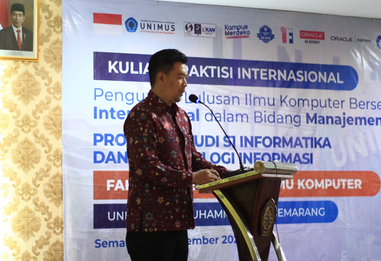 Program Studi S1 Informatika Sukses Menggelar Kuliah Praktisi Internasional