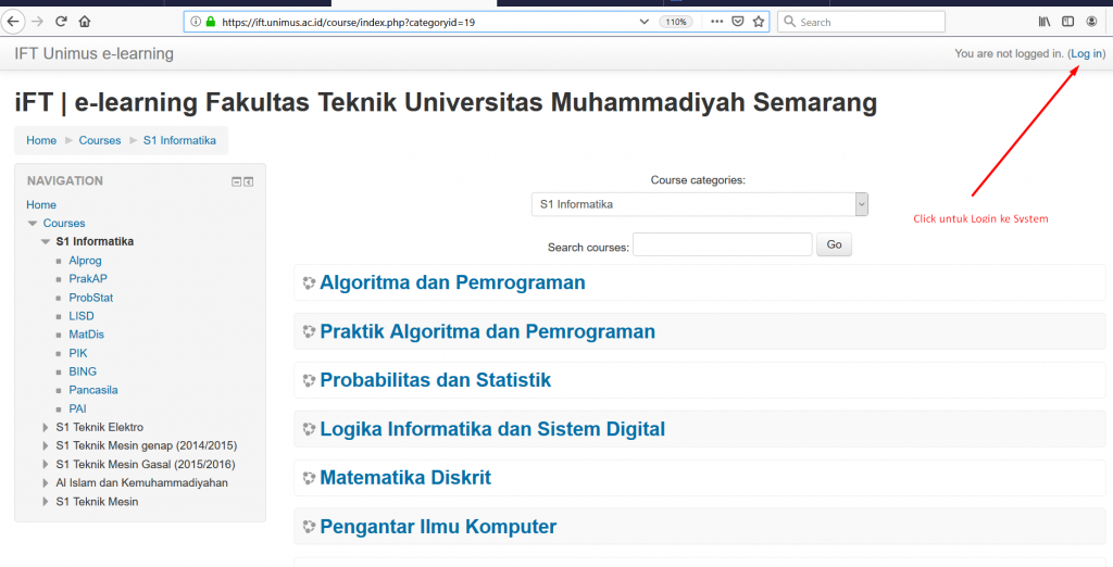 E-Learning - Prodi Informatika